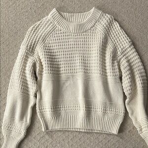 Universal Thread Textured Cream Sweater